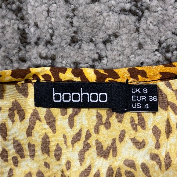 Leopard print tie front top - Picture 3 of 3